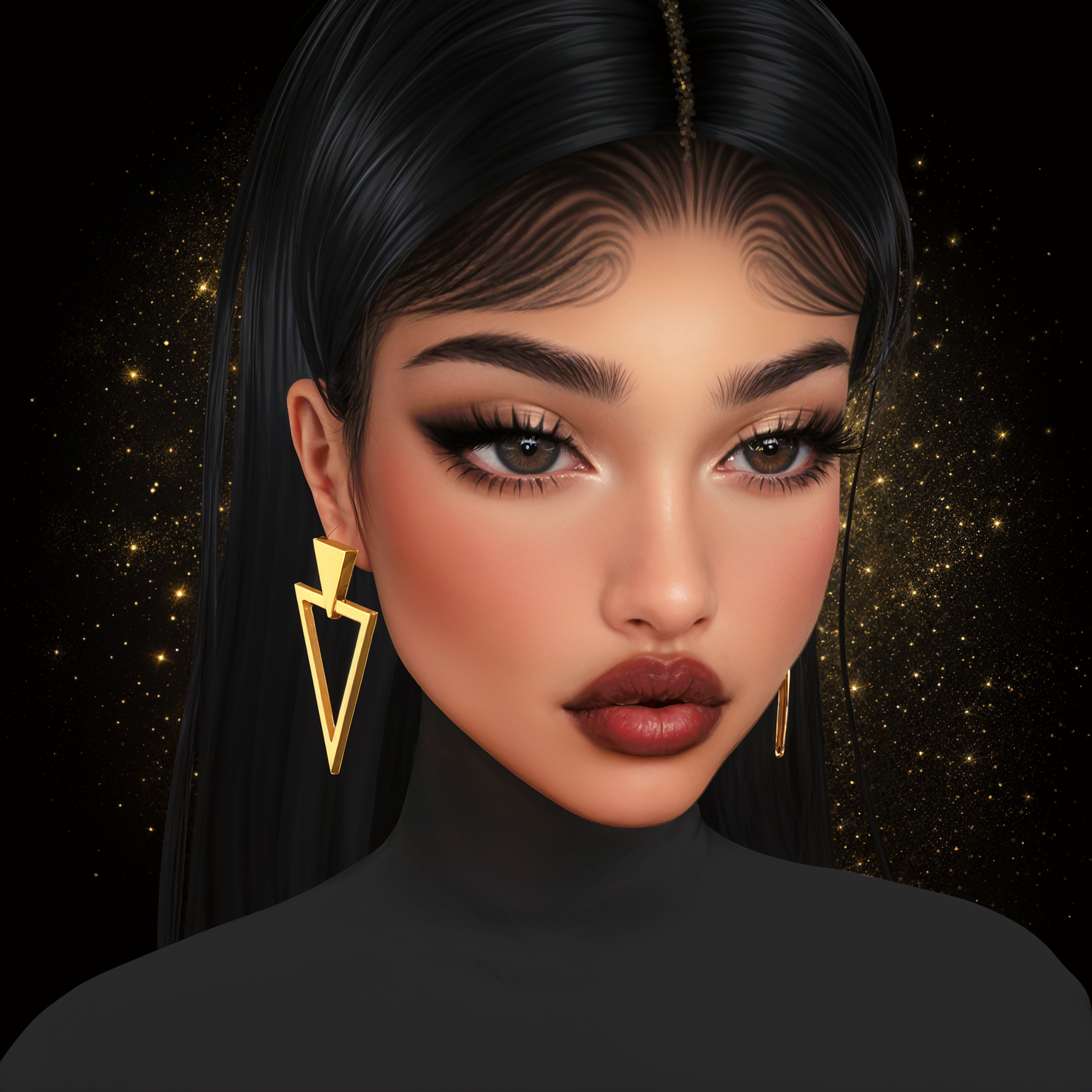 IMVU Eleg. Triangle Ear. Mesh