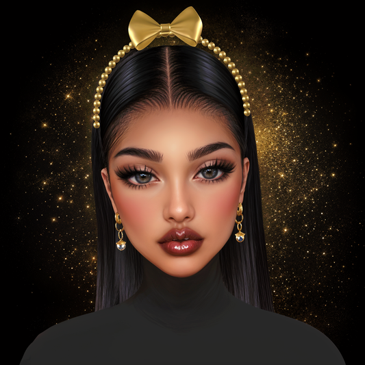 IMVU Pearls Headband V3 Mesh
