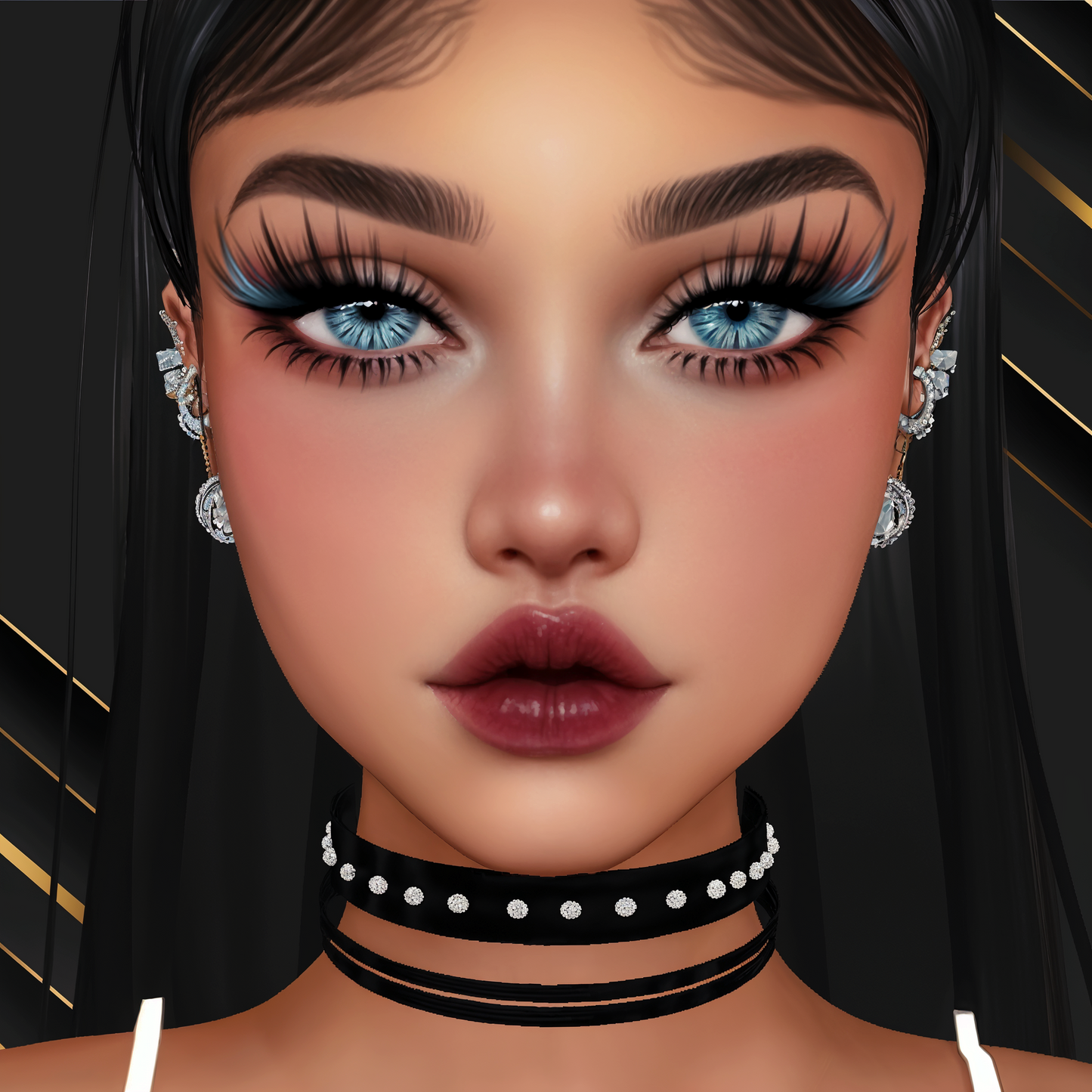 IMVU Aura Colorful Lash Texture Pack
