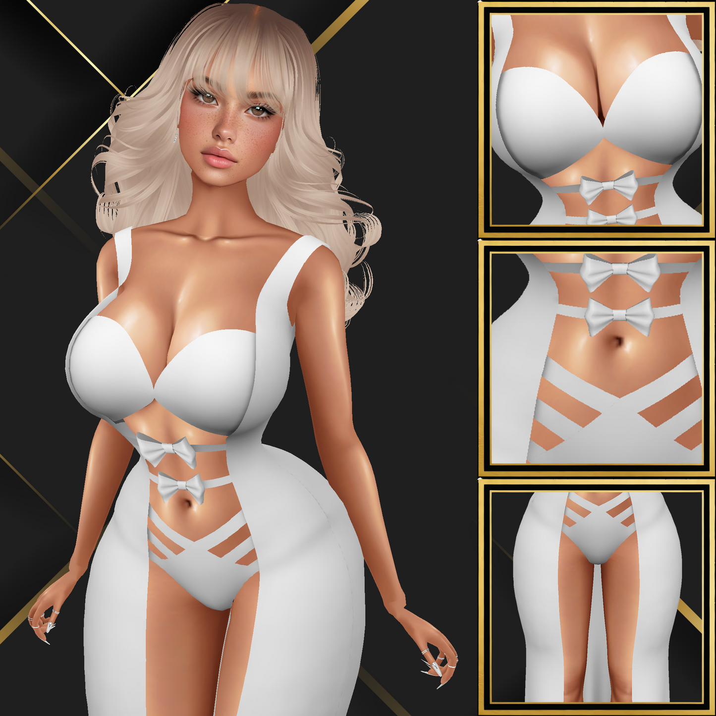 IMVU Penny Set Mesh