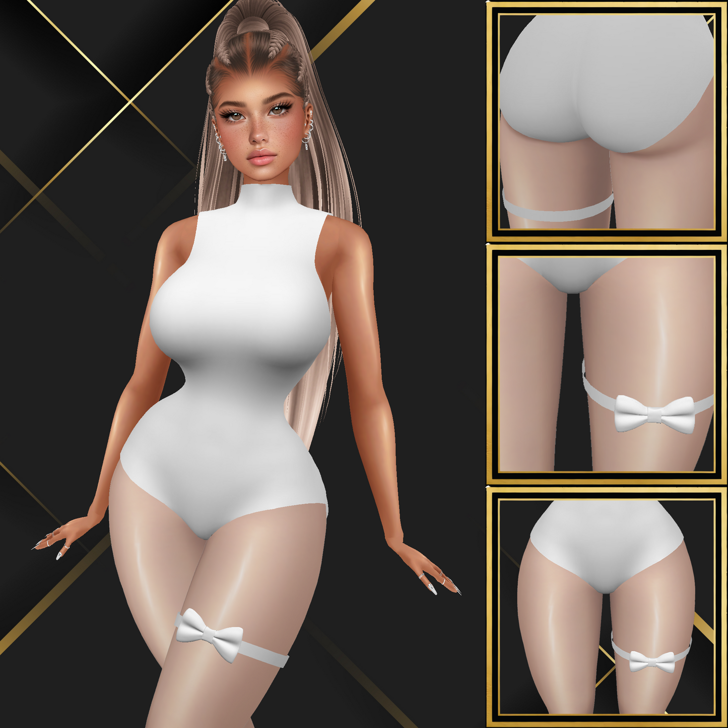 IMVU Cozy Charm Bodysuit Mesh