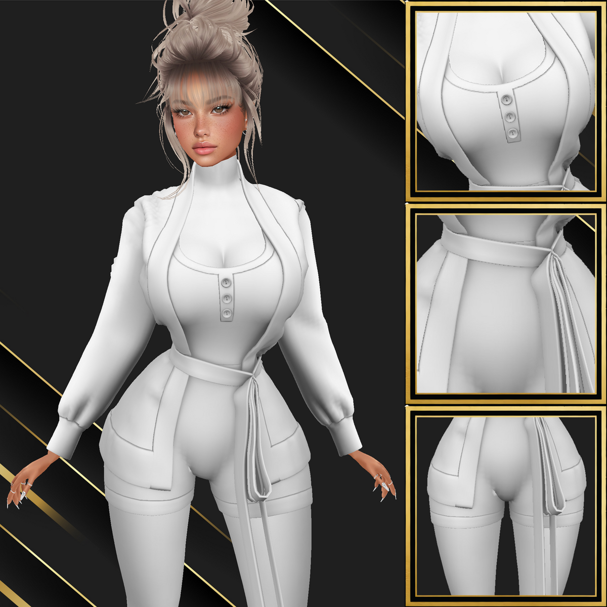IMVU Gloria Set Mesh