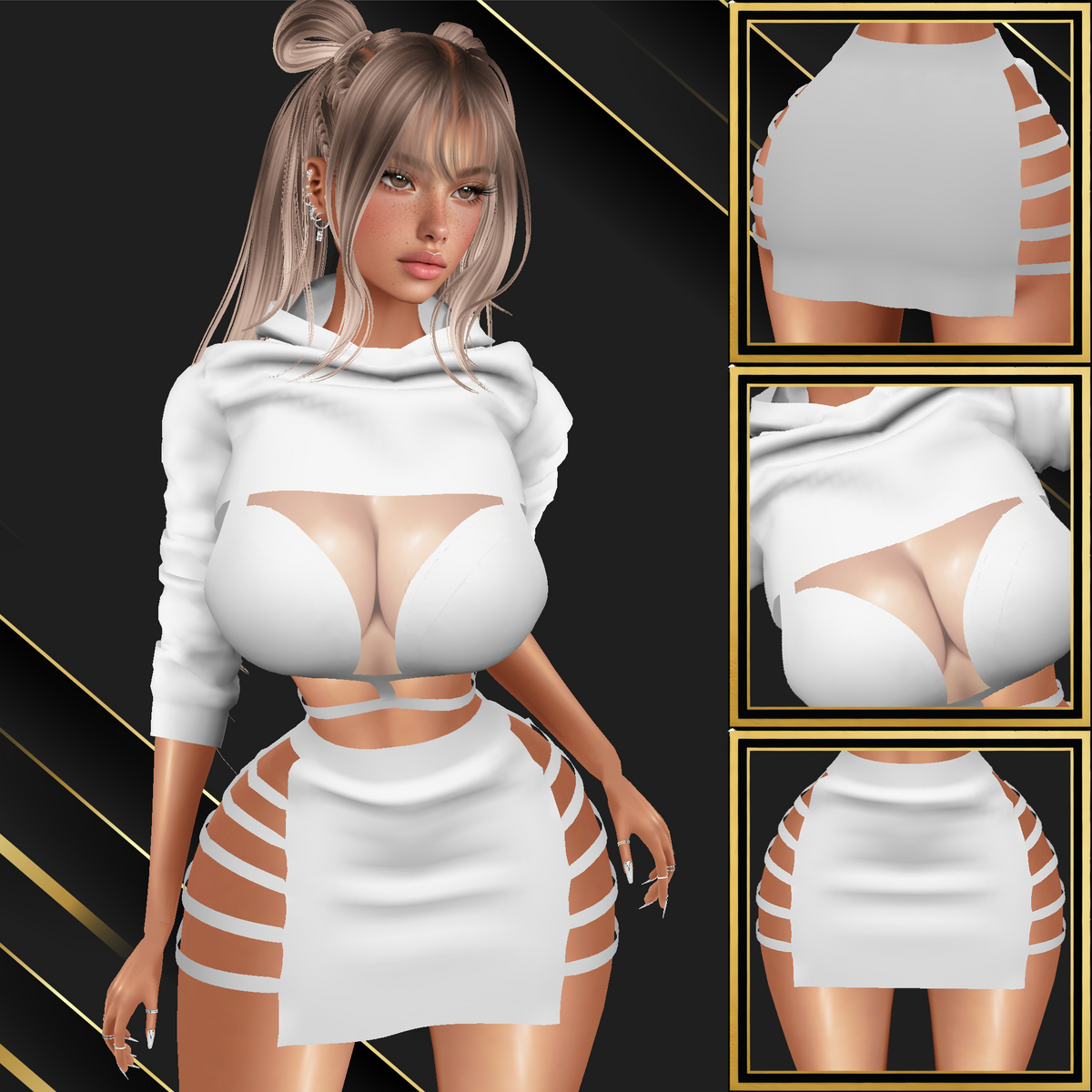 IMVU Strappy Evie Set Mesh