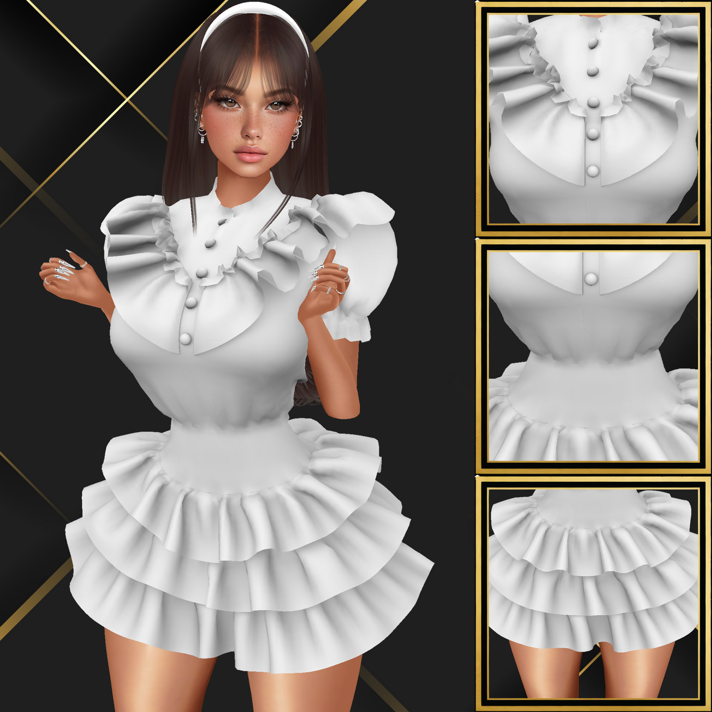 IMVU Princhesa V2 Dress Mesh