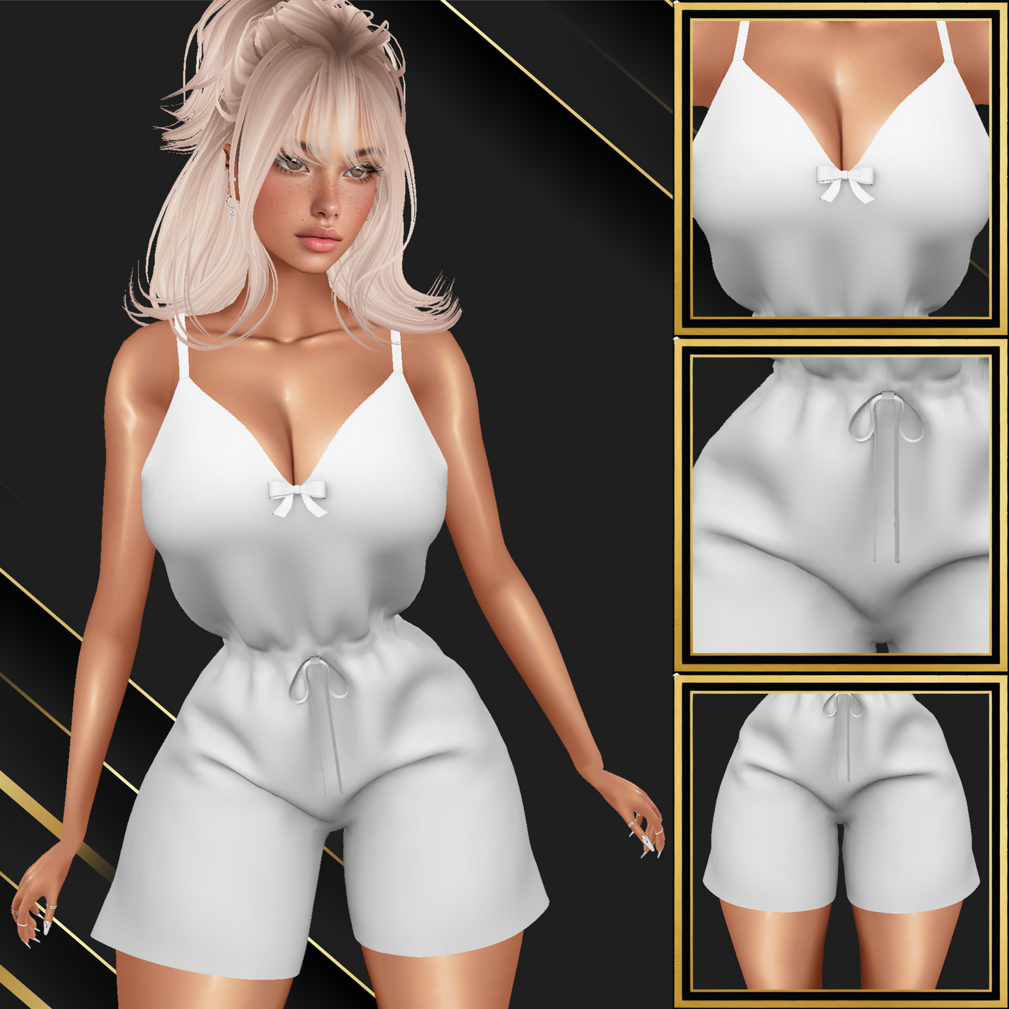 IMVU Sexy Romper Mesh