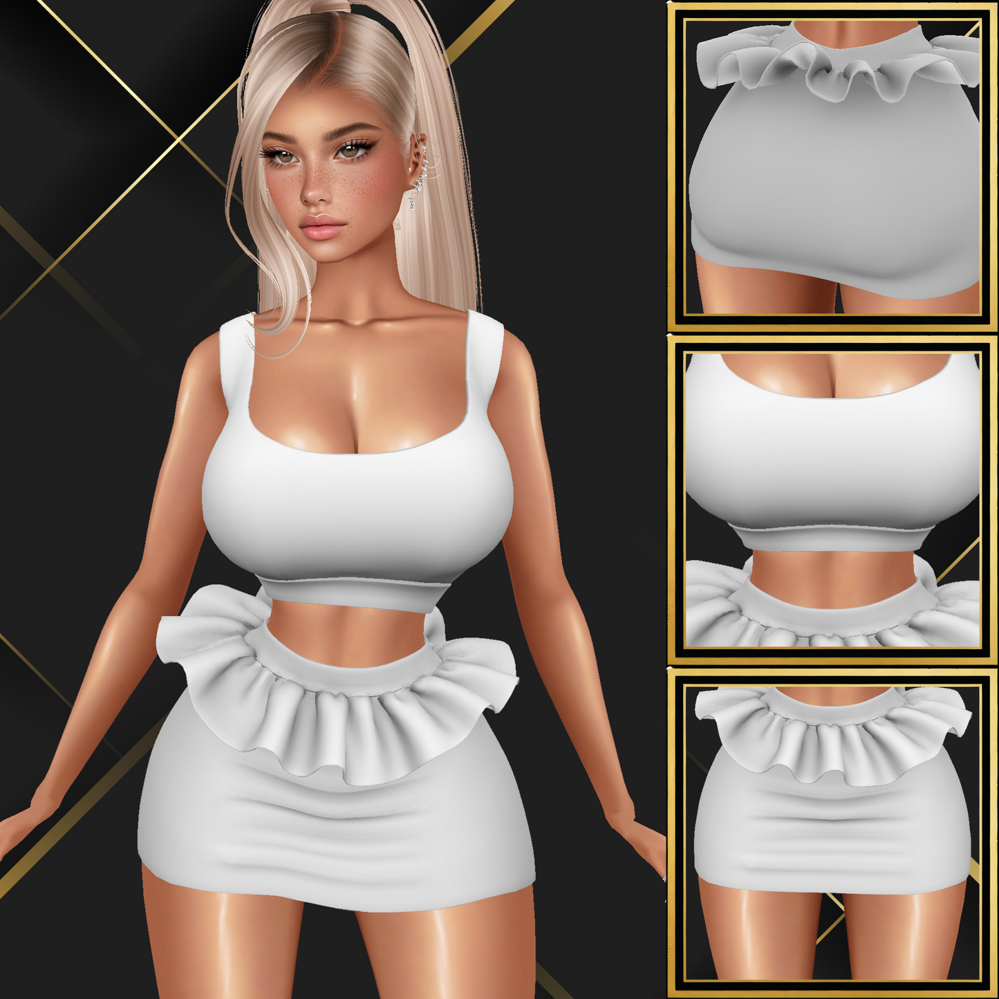 IMVU Soft Girl Drama Mesh